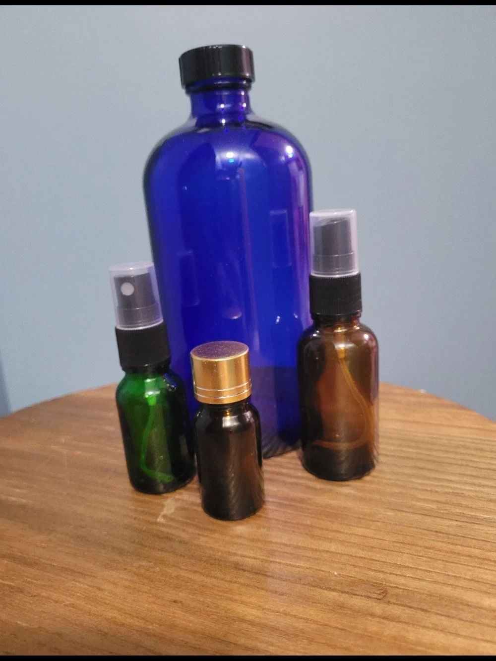DIY Essential Oil Bottle Set - New, Includes Sprayers, Funnels & Decorative Labe